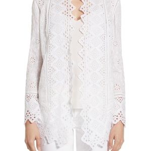 NWT- Ralph Lauren White lace jacket